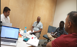 Meeting finance team